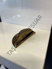 Mini L Line Alfa Metal Kulp 32mm Bronz Modern Mobilya Kulbu Dolap Çekmece Kapak Tv Ünite Komidin Şifonyer