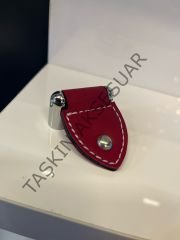 Emaks Datça Metal Derili Kulp 32-128mm Modern Mobilya Kulbu Krom Borda Kahve