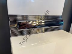 Mini H Line Beta Metal Kulp 96mm Füme Modern Mobilya Kulbu Dolap Çekmece Kapak Tv Ünite Komidin Şifonyer