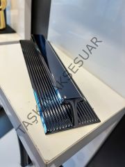 Mini H Line Beta Metal Kulp 96mm Füme Modern Mobilya Kulbu Dolap Çekmece Kapak Tv Ünite Komidin Şifonyer