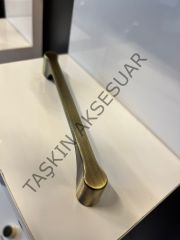Venedik Metal Kulp 128mm Antik Sarı Modern Mobilya Kulbu Dolap Çekmece Kapak Tv Ünite Komidin Şifonyer