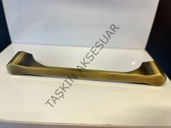 Venedik Metal Kulp 128mm Antik Sarı Modern Mobilya Kulbu Dolap Çekmece Kapak Tv Ünite Komidin Şifonyer
