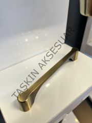 Venedik Metal Kulp 128mm Antik Sarı Modern Mobilya Kulbu Dolap Çekmece Kapak Tv Ünite Komidin Şifonyer