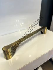 Venedik Metal Kulp 128mm Antik Sarı Modern Mobilya Kulbu Dolap Çekmece Kapak Tv Ünite Komidin Şifonyer