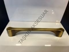 Venedik Metal Kulp 128mm Antik Sarı Modern Mobilya Kulbu Dolap Çekmece Kapak Tv Ünite Komidin Şifonyer