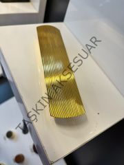 Puma Metal Kulp 32mm Altın Modern Mobilya Kulbu Dolap Çekmece Kapak Tv Ünite Komidin Şifonyer