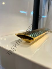 Puma Metal Kulp 32mm Altın Modern Mobilya Kulbu Dolap Çekmece Kapak Tv Ünite Komidin Şifonyer