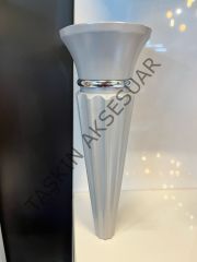 Oscar Ayak 19cm Gri Sert Plastik Komidin Koltuk Modern Tv Ünite Mobilya Dolap Şifonyer Ayağı