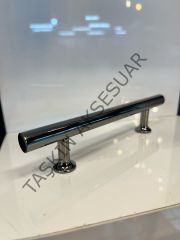 Sur Metal Kulp 96-128-160-192-224-320mm Füme Dolap Kapak Çekmece Komidin Tv Ünite Modern Mobilya Kulbu
