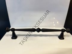 Napoli Metal Kulp 96-128-160mm Mat Siyah Dolap Kapak Çekmece Komidin Tv Ünite Modern Mobilya Kulbu