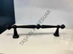 Napoli Metal Kulp 96-128-160mm Mat Siyah Dolap Kapak Çekmece Komidin Tv Ünite Modern Mobilya Kulbu