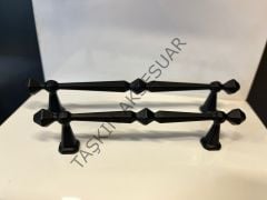 Napoli Metal Kulp 96-128-160mm Mat Siyah Dolap Kapak Çekmece Komidin Tv Ünite Modern Mobilya Kulbu