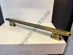 Allegra Metal Kulp 160mm Antik Sarı Dolap Kapak Çekmece Komidin Tv Ünite Modern Mobilya Kulbu