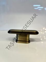 Allegra Metal Düğme Kulp Antik Sarı Dolap Kapak Çekmece Komidin Tv Ünite Modern Mobilya Kulbu Tek Delikli