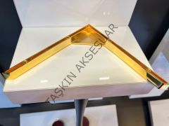 Roza Metal Kulp 64-160mm Altın Dolap Kapak Çekmece Komidin Tv Ünite Modern Mobilya Kulbu Gold