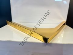 Roza Metal Kulp 64-160mm Altın Dolap Kapak Çekmece Komidin Tv Ünite Modern Mobilya Kulbu Gold