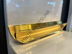 Etna Alfa Metal Kulp 32-128-192mm Altın Dolap Kapak Çekmece Komidin Tv Ünite Modern Gold Mobilya Kulbu