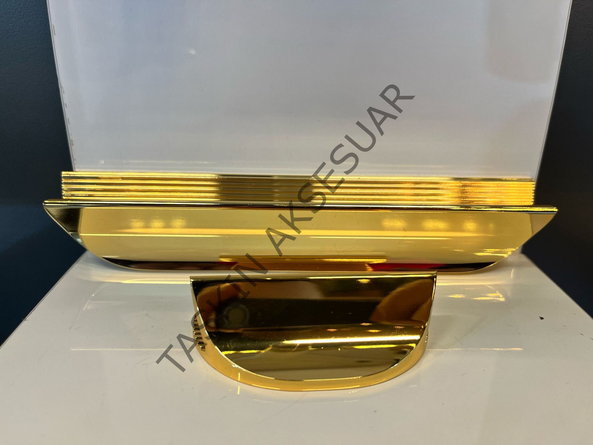 Etna Alfa Metal Kulp 32-128-192mm Altın Dolap Kapak Çekmece Komidin Tv Ünite Modern Gold Mobilya Kulbu