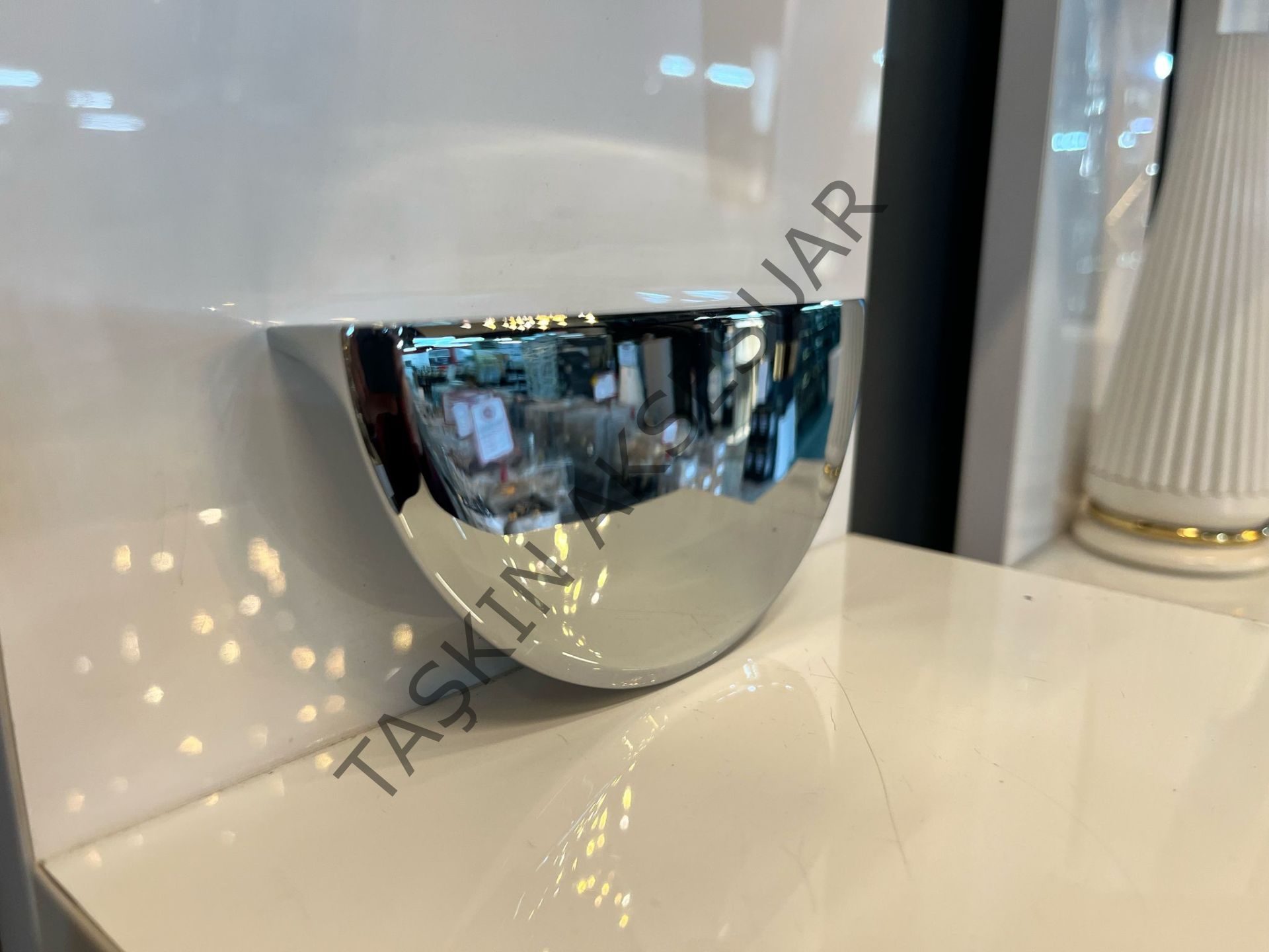 Zeus Düz Metal Kulp 64mm Krom Dolap Kapak Çekmece Komidin Tv Ünite Şifonyer Modern Mobilya Kulbu