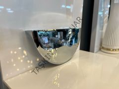 Zeus Düz Metal Kulp 64mm Krom Dolap Kapak Çekmece Komidin Tv Ünite Şifonyer Modern Mobilya Kulbu