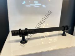 Yüzük Metal Kulp 96-128mm Mat Siyah Dolap Kapak Çekmece Komidin Tv Ünite Modern Mobilya Kulbu