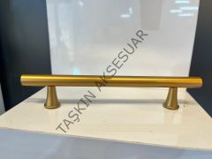 Prag Metal Kulp 128-160mm Mat Altın Dolap Kapak Çekmece Komidin Tv Ünite Modern Mobilya Kulbu