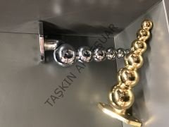 Galaxy Metal Ayak 16-21cm Modern Krom Altın Siyah Mobilya Ayağı Gold Gümüş Siyah