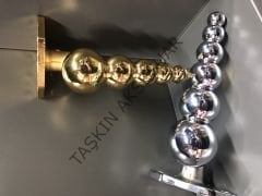 Galaxy Metal Ayak 16-21cm Modern Krom Altın Siyah Mobilya Ayağı Gold Gümüş Siyah