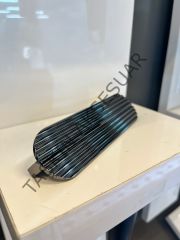 Varna Metal Kulp 32-128mm Füme Dolap Kapak Çekmece Komidin Tv Ünite Modern Mobilya Kulbu Oval