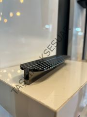 Varna Metal Kulp 32-128mm Füme Dolap Kapak Çekmece Komidin Tv Ünite Modern Mobilya Kulbu Oval