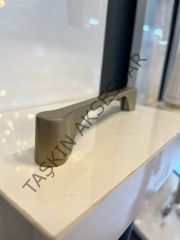 Venedik Metal Kulp 128mm Bonj Modern Mobilya Kulbu Dolap Çekmece Kapak Tv Ünite Komidin Şifonyer
