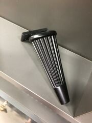 Castor Metal Ayak 16cm Mat Siyah Koltuk Kanepe Dolap Tv Ünite Modern Mobilya Ayağı