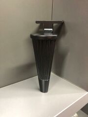 Castor Metal Ayak 16cm Mat Siyah Koltuk Kanepe Dolap Tv Ünite Modern Mobilya Ayağı
