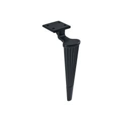 Castor Metal Ayak 16cm Mat Siyah Koltuk Kanepe Dolap Tv Ünite Modern Mobilya Ayağı