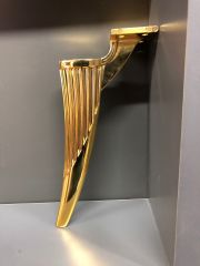 Regulus Metal Ayak 16-25cm Altın Renk Koltuk Kanepe Dolap Tv Ünite Modern Mobilya Ayağı Gold