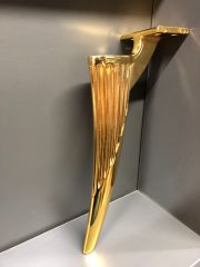 Regulus Metal Ayak 16-25cm Altın Renk Koltuk Kanepe Dolap Tv Ünite Modern Mobilya Ayağı Gold
