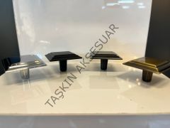 Piramit Metal Düğme Kulp Antik Sarı - Krom - Altın - Mat Siyah - Antik Gümüş - Bronz - Antik Bakır Modern Mobilya Kulbu Dolap Çekmece Kapak Tv Ünite Komidin Şifonyer Tek Delikli