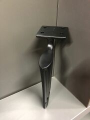 Regulus Metal Ayak 16-21-25cm Mat Siyah Koltuk Kanepe Dolap Tv Ünite Modern Mobilya Ayağı Puf
