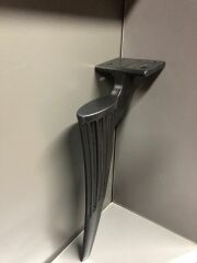 Regulus Metal Ayak 16-21-25cm Mat Siyah Koltuk Kanepe Dolap Tv Ünite Modern Mobilya Ayağı Puf