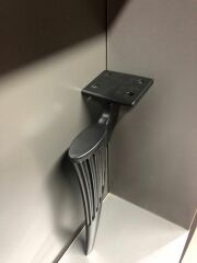 Regulus Metal Ayak 16-21-25cm Mat Siyah Koltuk Kanepe Dolap Tv Ünite Modern Mobilya Ayağı Puf