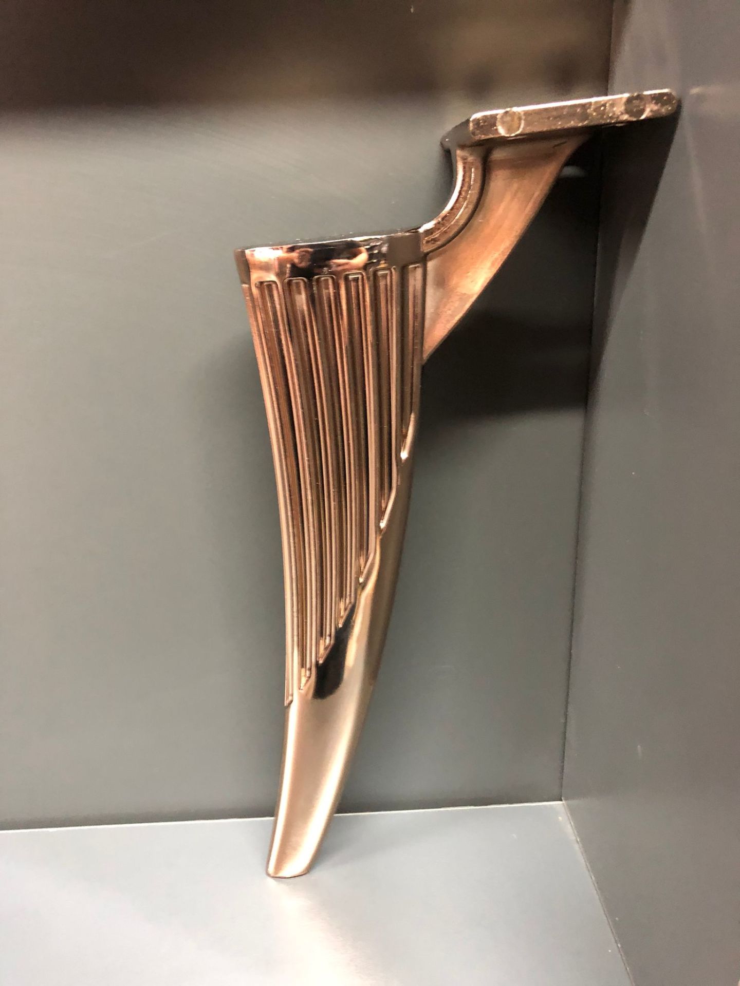Regulus Metal Ayak 25cm Bronz Renk Koltuk Kanepe Dolap Tv Ünite Modern Mobilya Ayağı Puf