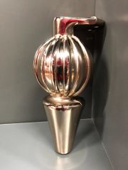 Rigel Metal Ayak 16-25cm Bronz Renk Koltuk Kanepe Dolap Tv Ünite Modern Mobilya Ayağı Puf