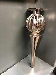 Rigel Metal Ayak 16-25cm Bronz Renk Koltuk Kanepe Dolap Tv Ünite Modern Mobilya Ayağı Puf
