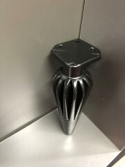 Sirius Metal Ayak 16-21cm Mat Siyah Renk Koltuk Kanepe Dolap Tv Ünite Modern Mobilya Ayağı Puf