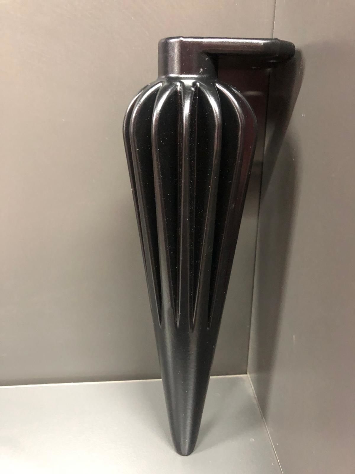 Sirius Metal Ayak 16-21cm Mat Siyah Renk Koltuk Kanepe Dolap Tv Ünite Modern Mobilya Ayağı Puf