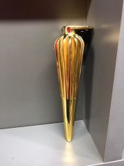 Sirius Metal Ayak 25cm Altın Renk Koltuk Kanepe Dolap Tv Ünite Modern Mobilya Ayağı Puf