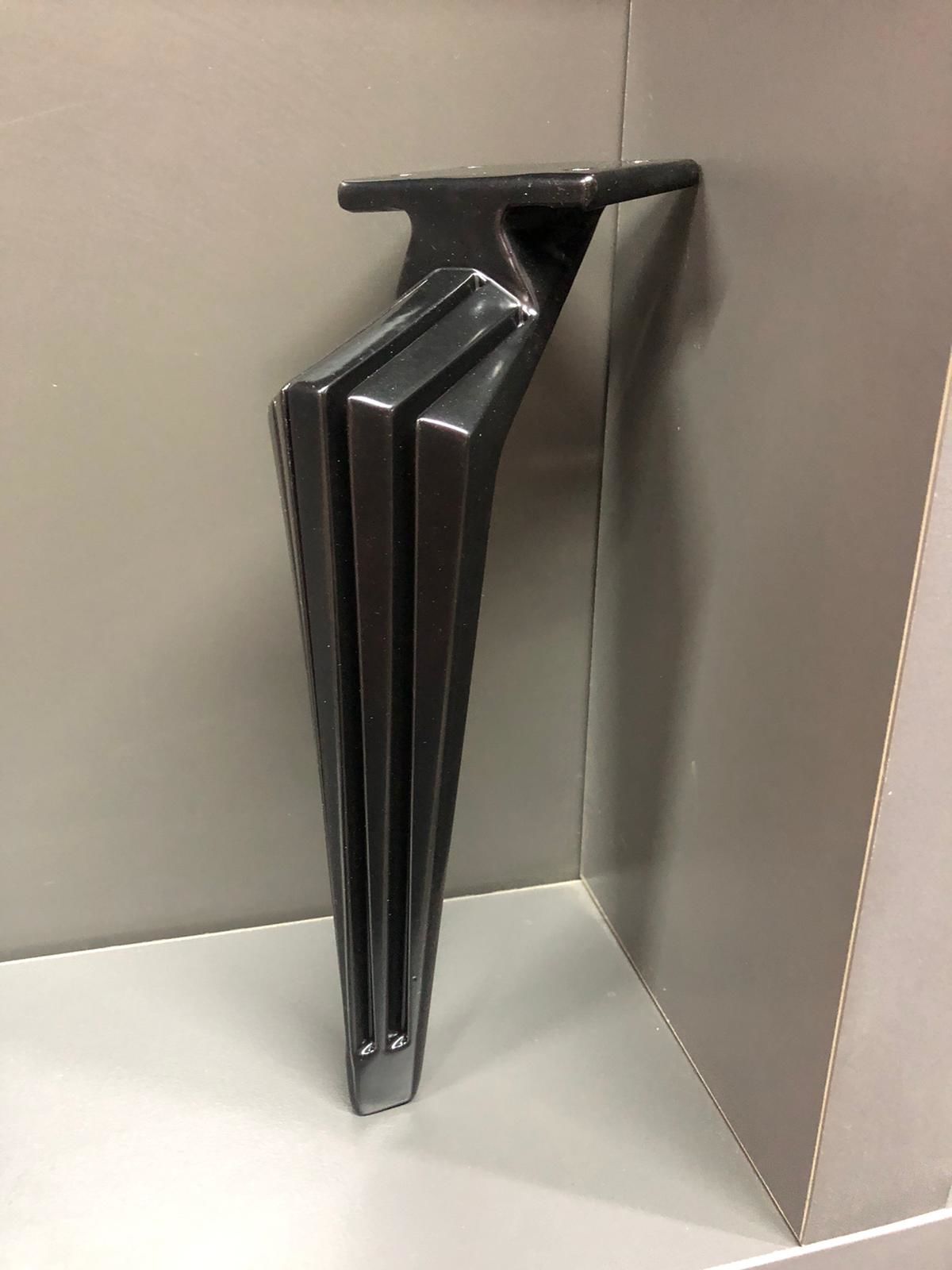 Capella Metal Ayak 16-21cm Mat Siyah Koltuk Kanepe Dolap Tv Ünite Modern Mobilya Ayağı