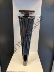 Castor Metal Ayak 16-21cm Füme Koltuk Kanepe Dolap Tv Ünite Modern Mobilya Ayağı