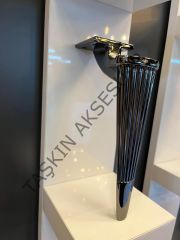 Castor Metal Ayak 16-21cm Füme Koltuk Kanepe Dolap Tv Ünite Modern Mobilya Ayağı