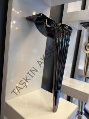Castor Metal Ayak 16-21cm Füme Koltuk Kanepe Dolap Tv Ünite Modern Mobilya Ayağı